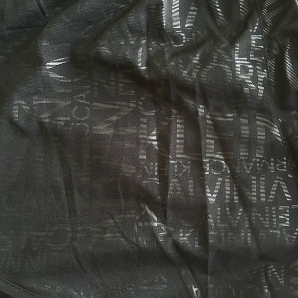 Calvin Klein Women's Gray Athletic Shorts - Plus Size - Picture 4 of 6